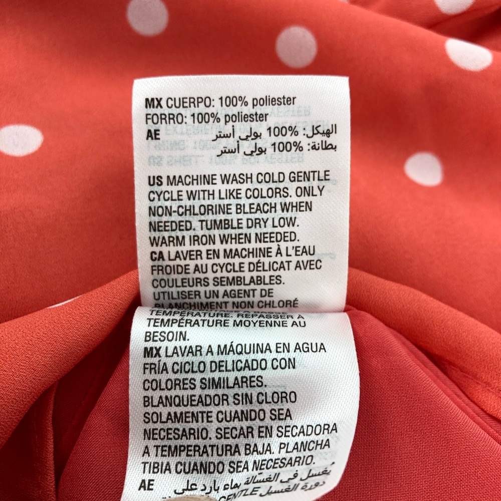 Maison Jules Pink & White Polkadot Romper, NWT - Picture 8 of 8